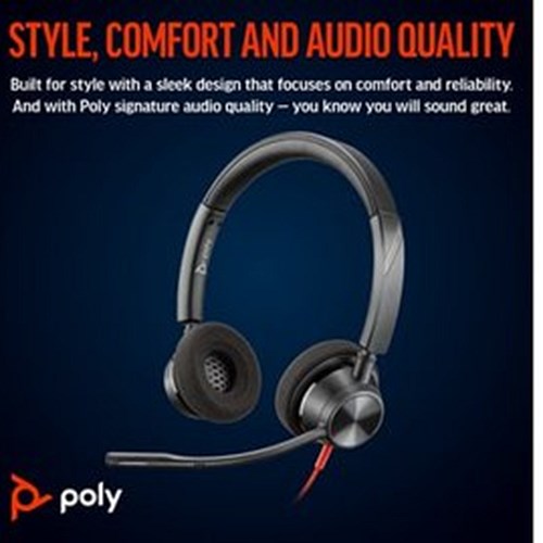 Poly Blackwire 3320 Stereo MS USB-C/A Headset 8X220AA