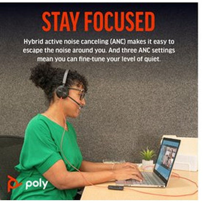Poly Blackwire 8225 Stereo MS USB-C/A Headset 8X225AA