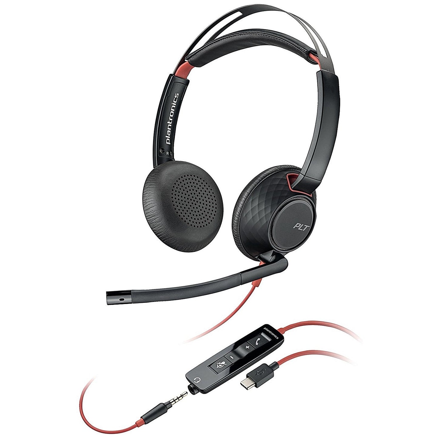 Poly Blackwire 5220 Stereo USB-C/A +3.5mm Headset Bulk 8X231A6