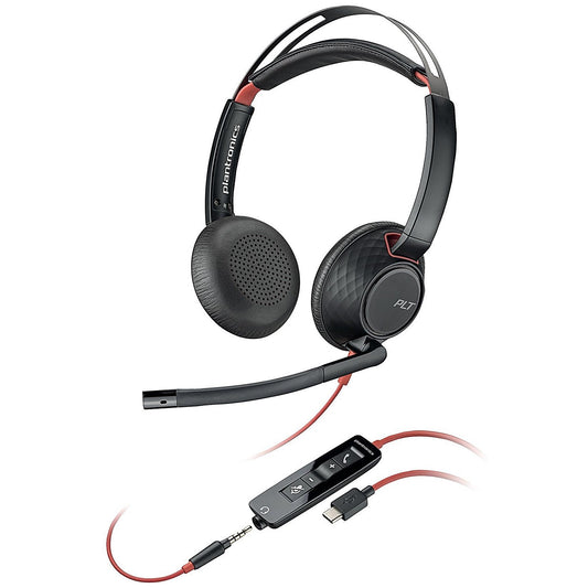 Poly Blackwire 5220 Stereo USB-C/A +3.5mm Headset Bulk 8X231A6