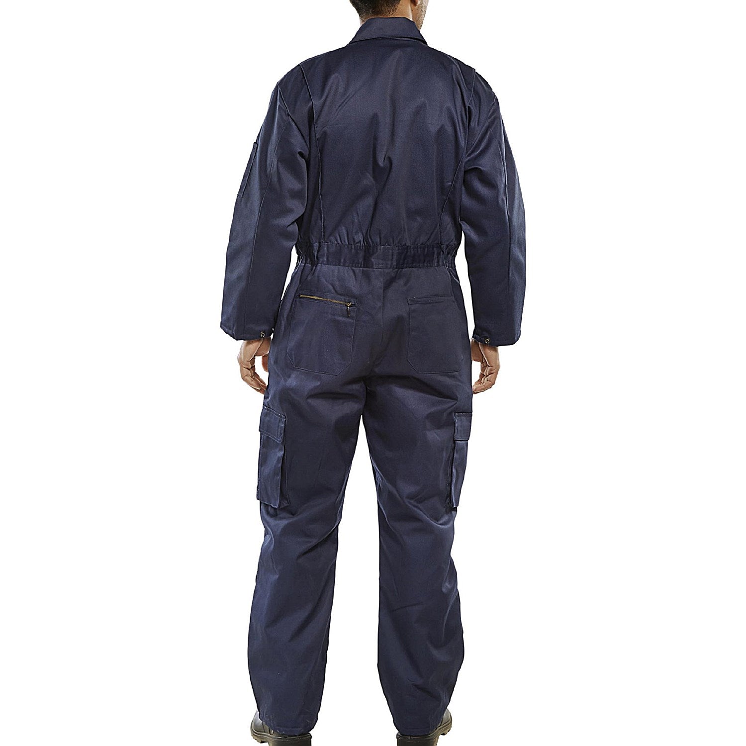 Beeswift Quilted Boilersuit, Navy Blue, 46 Inch Chest Easy2Order : QBSN46