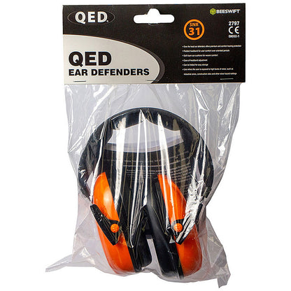 Beeswift Qed Headband Ear Defenders, Orange
