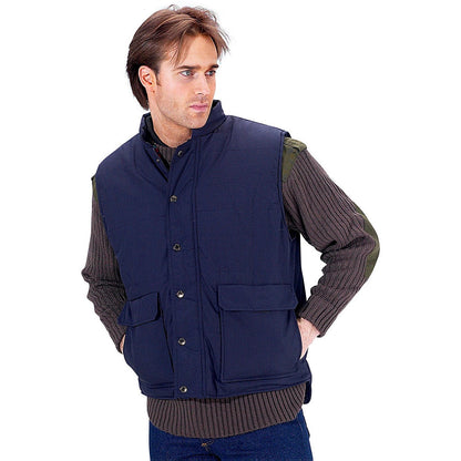 Beeswift Quebec Bodywarmer, Navy Blue, Large Easy2Order : QNL