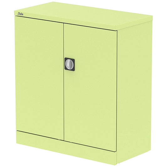 Qube 1020mm 2-Door Stationery Cupboard Chlorophyll With Shelf Easy2Order : QS2093