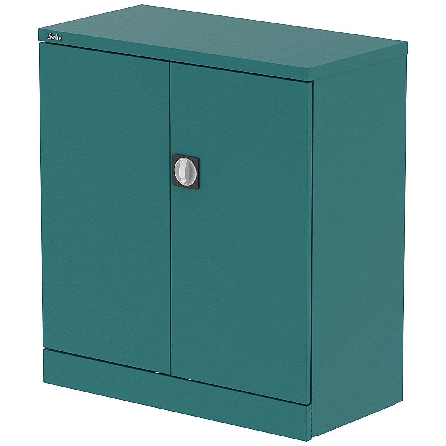 Qube 1020mm 2-Door Stationery Cupboard Verdigris With Shelf Easy2Order : QS2098