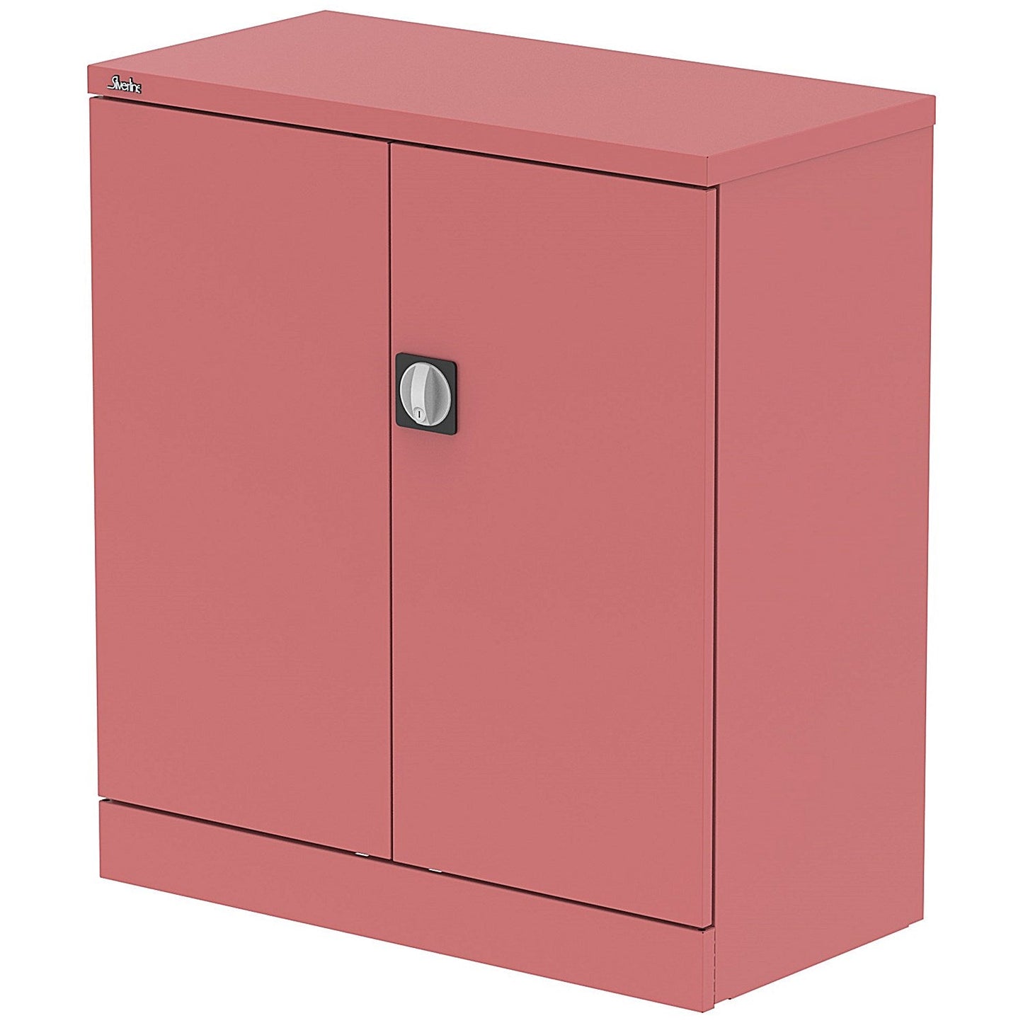 Qube 1020mm 2-Door Stationery Cupboard Antique Pink With Shelf Easy2Order : QS2099