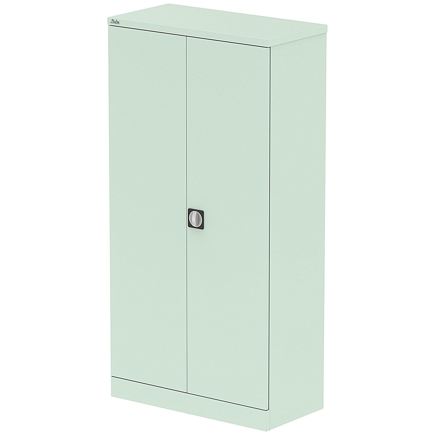 Qube 1830mm 2-Door Stationery Cupboard Peppermint Green With Shelves Easy2Order : QS2117
