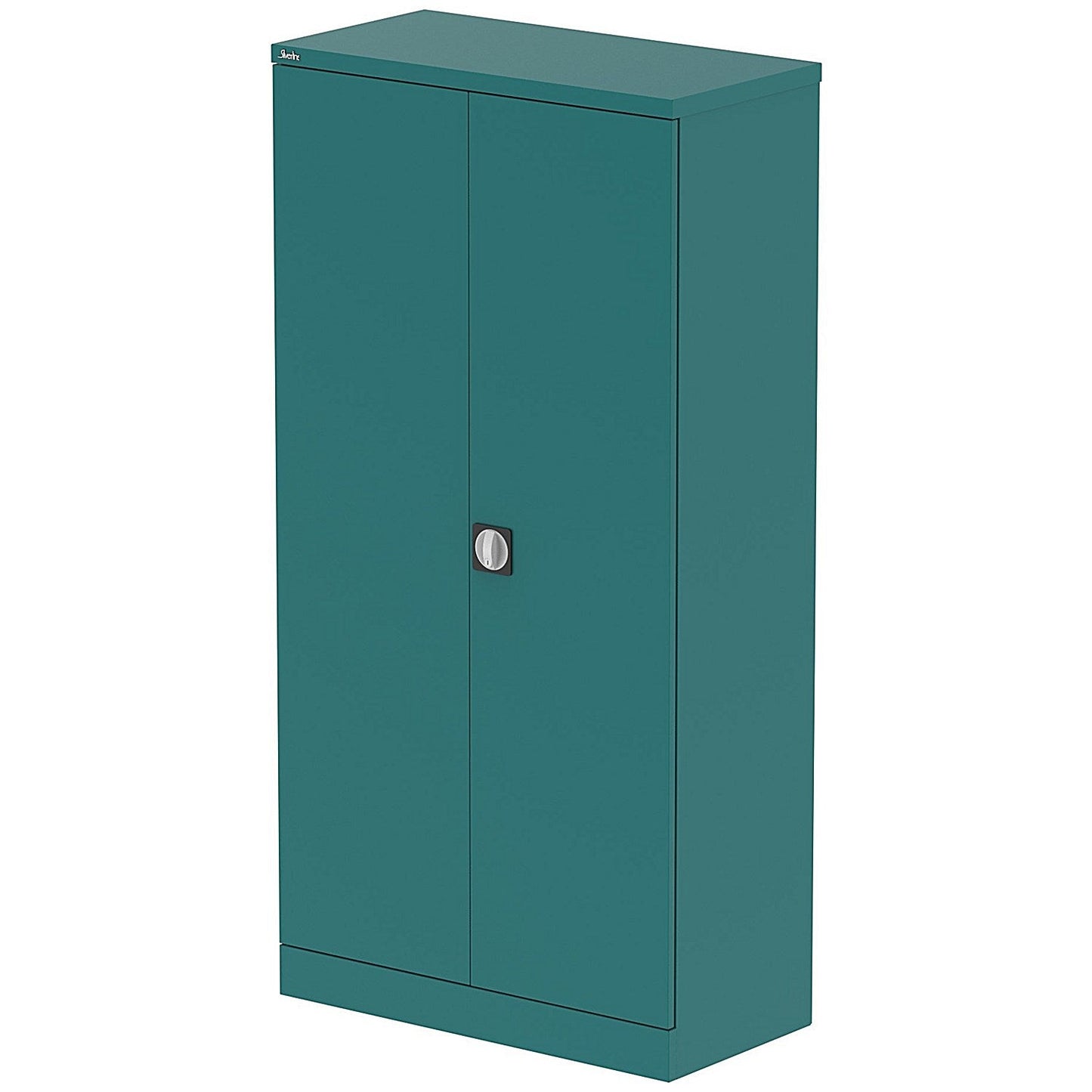 Qube 1830mm 2-Door Stationery Cupboard Verdigris With Shelves Easy2Order : QS2120