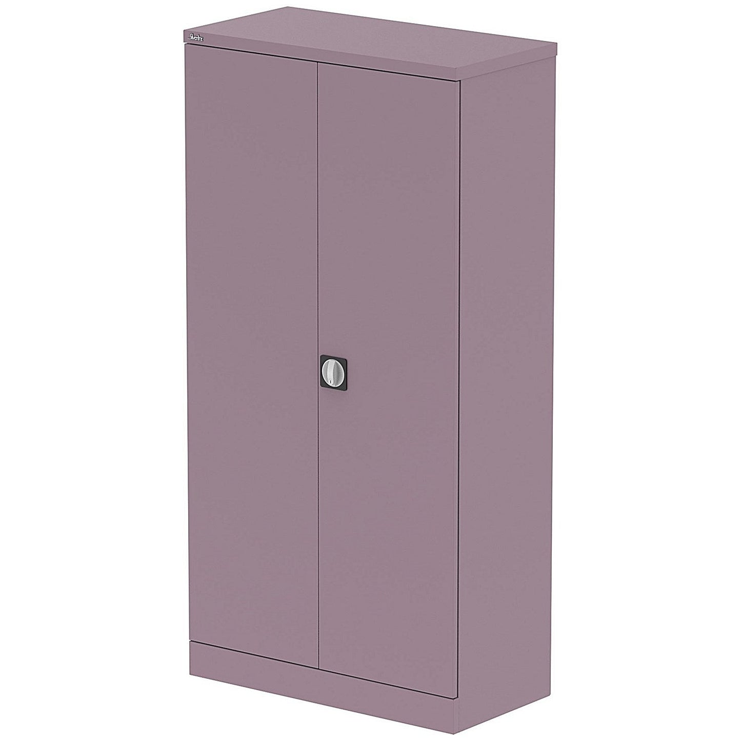 Qube 1830mm 2-Door Stationery Cupboard Pastel Violet With Shelves Easy2Order : QS2125