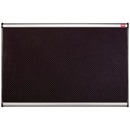 Nobo Prestige Foam Noticeboard, Aluminium Frame, 900x600mm, Black