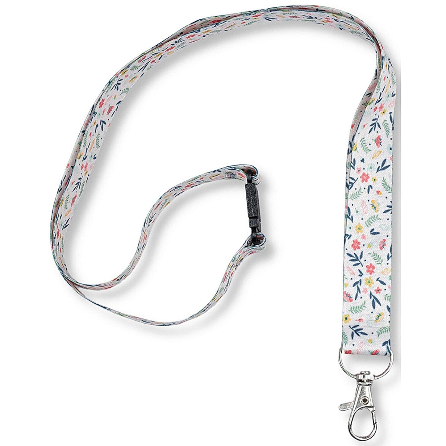 Avery Recycled Floral Pre-Printed Lanyard with 2cm Wide Carabiner (Pack 1) - R4828F-1 Easy2Order : R4828F-1