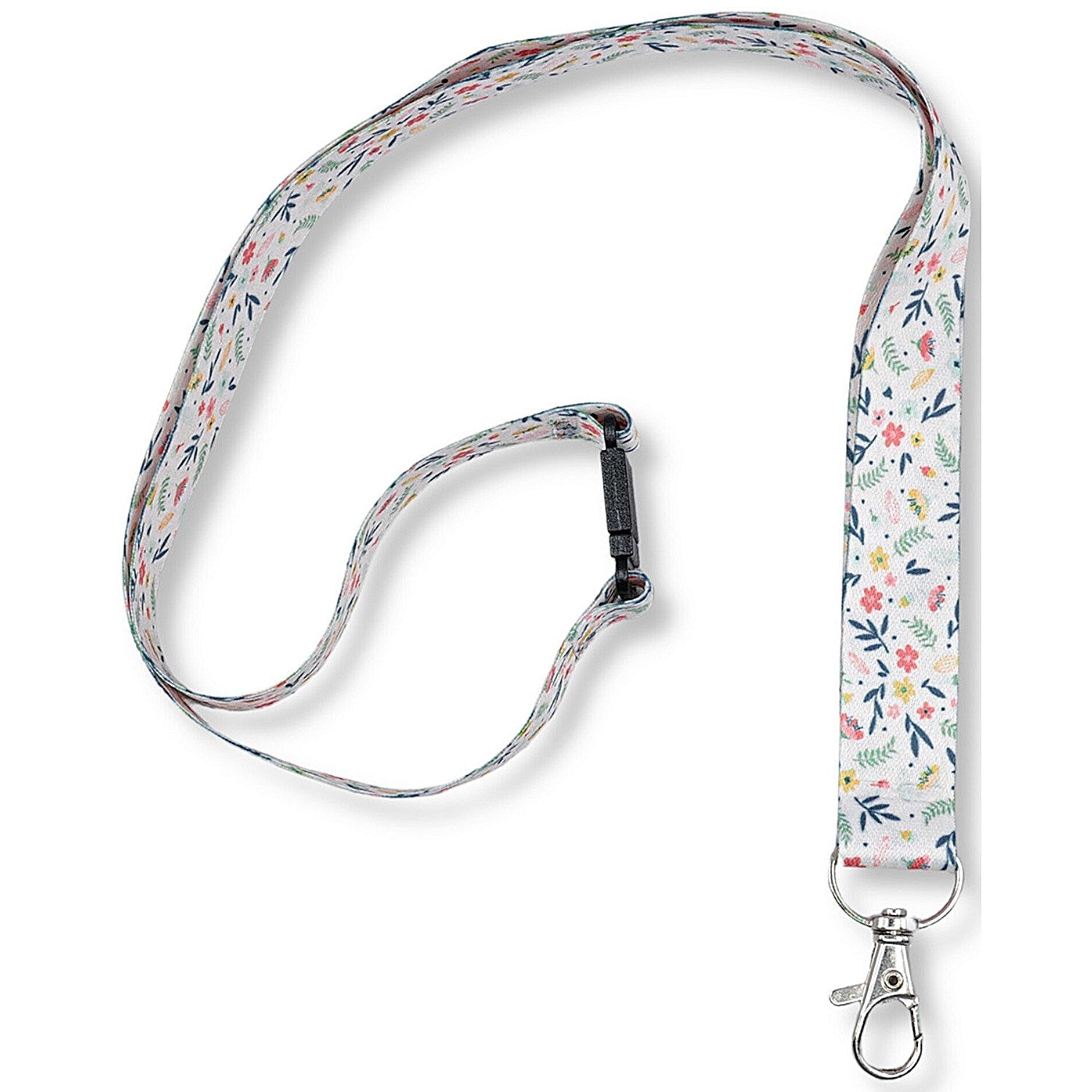 Avery Recycled Floral Pre-Printed Lanyard with 2cm Wide Carabiner (Pack 1) - R4828F-1 Easy2Order : R4828F-1