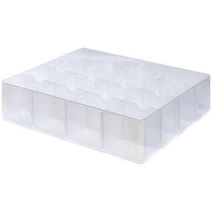 StoreStack Box Divider Tray, Clear, Large