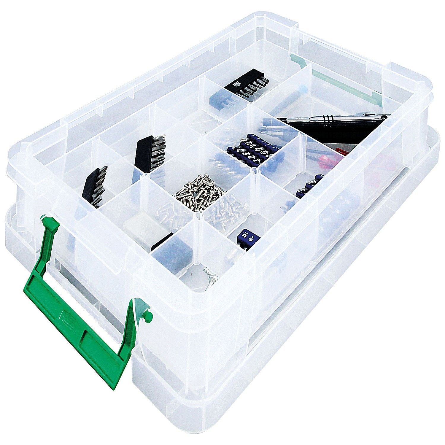 StoreStack Box Divider Tray, Clear, Large