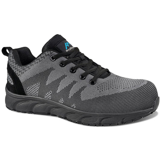 ProMan Atlanta Safety Trainers, Black & Grey, 12 Easy2Order : RF69902