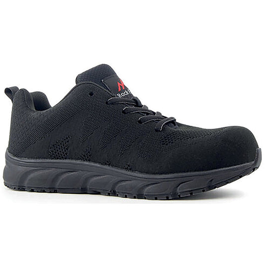 Rock Fall Apollo ESD Lightweight Safety Trainers, Black, 5