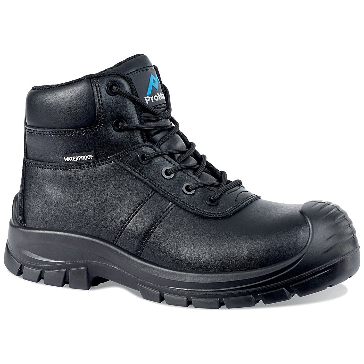 ProMan Baltimore Waterproof Safety Boots, Black, 10 Easy2Order : RF92272