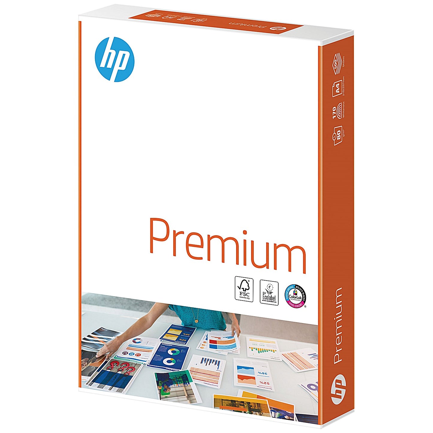 HP A4 Premium Paper, White, 80gsm, Box (5 x 500 Sheets)