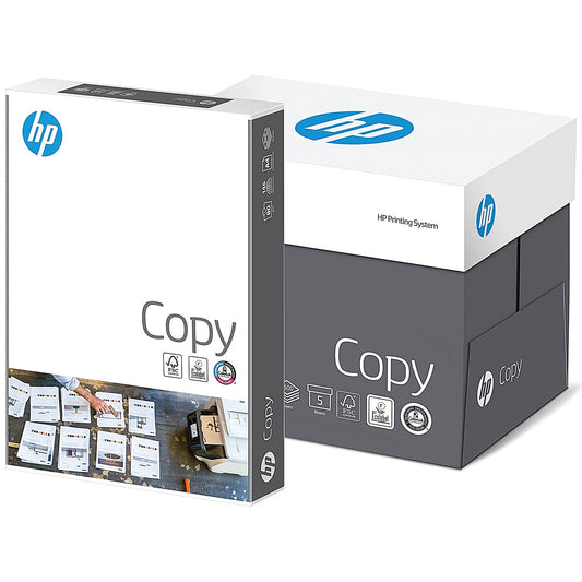 HP A4 White Copy Paper, 80gsm, Box (5 x 500 Sheets)