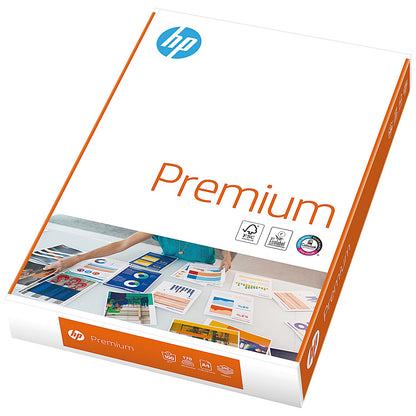 HP A4 Premium Paper, White, 100gsm, Ream (500 Sheets)