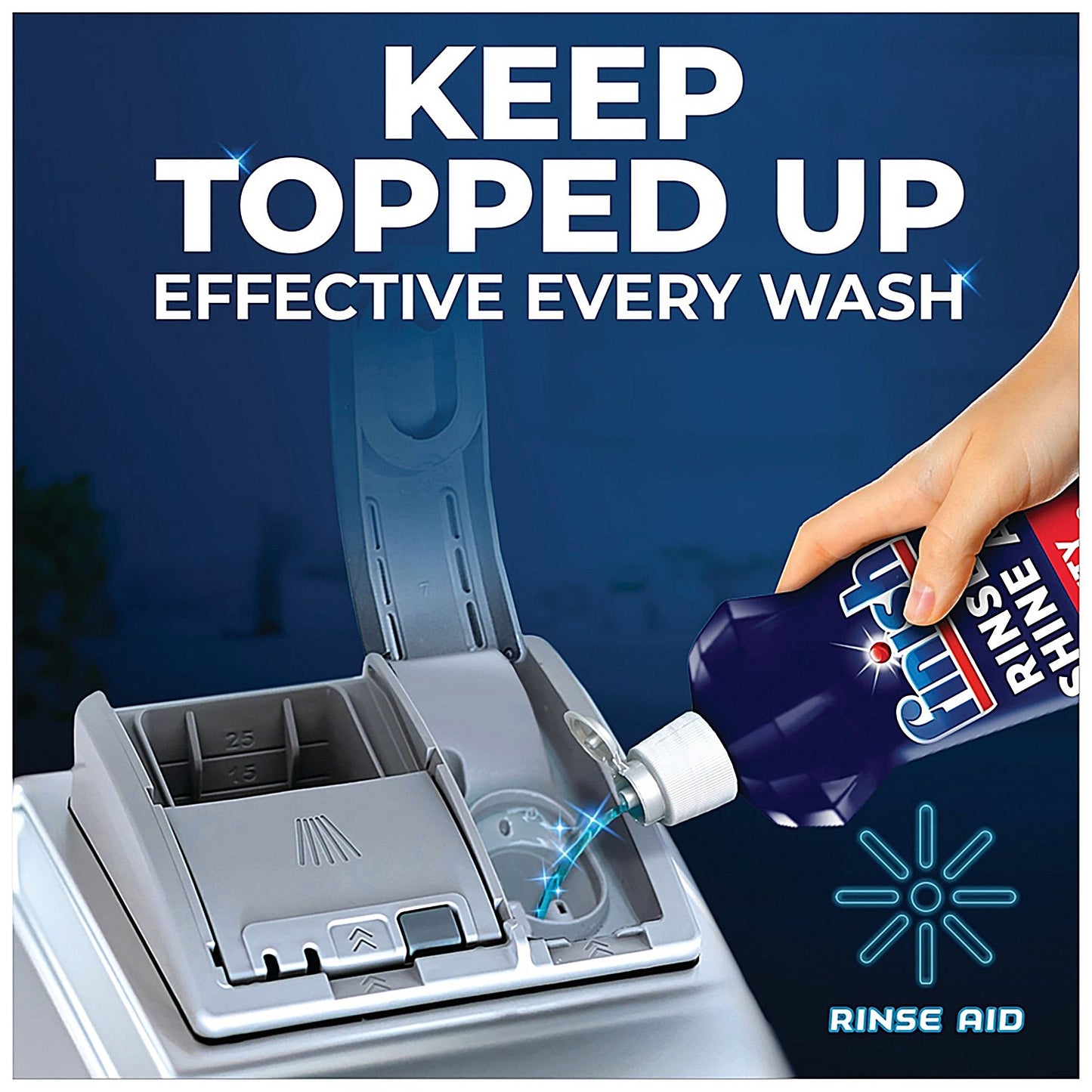 Finish Rinse & Shine Aid, 400ml, Pack of 12