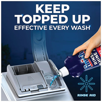 Finish Rinse & Shine Aid, 400ml, Pack of 12