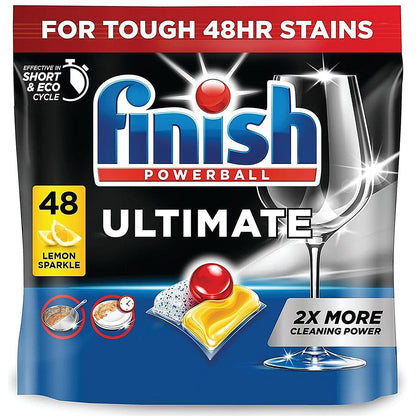 Finish Ultimate All In 1 Lemon Sparkle 48 Tabs