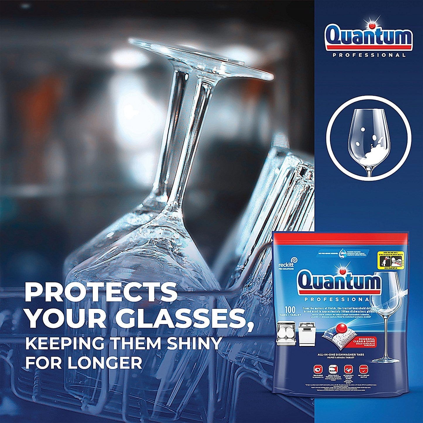 Finish Quantum Professional All In One Dishwasher Tablets, Pack of 200