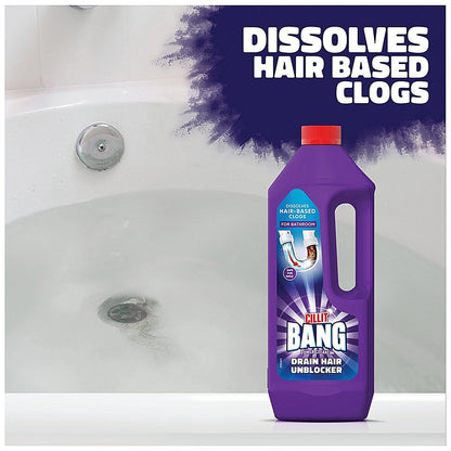 Cillit Bang Power Cleaner Drain Unblocker 1 Litre (Pack of 8)