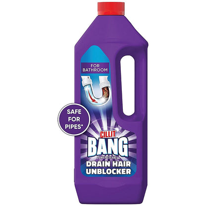 Cillit Bang Power Cleaner Drain Unblocker 1 Litre (Pack of 8) Easy2Order : RK51350