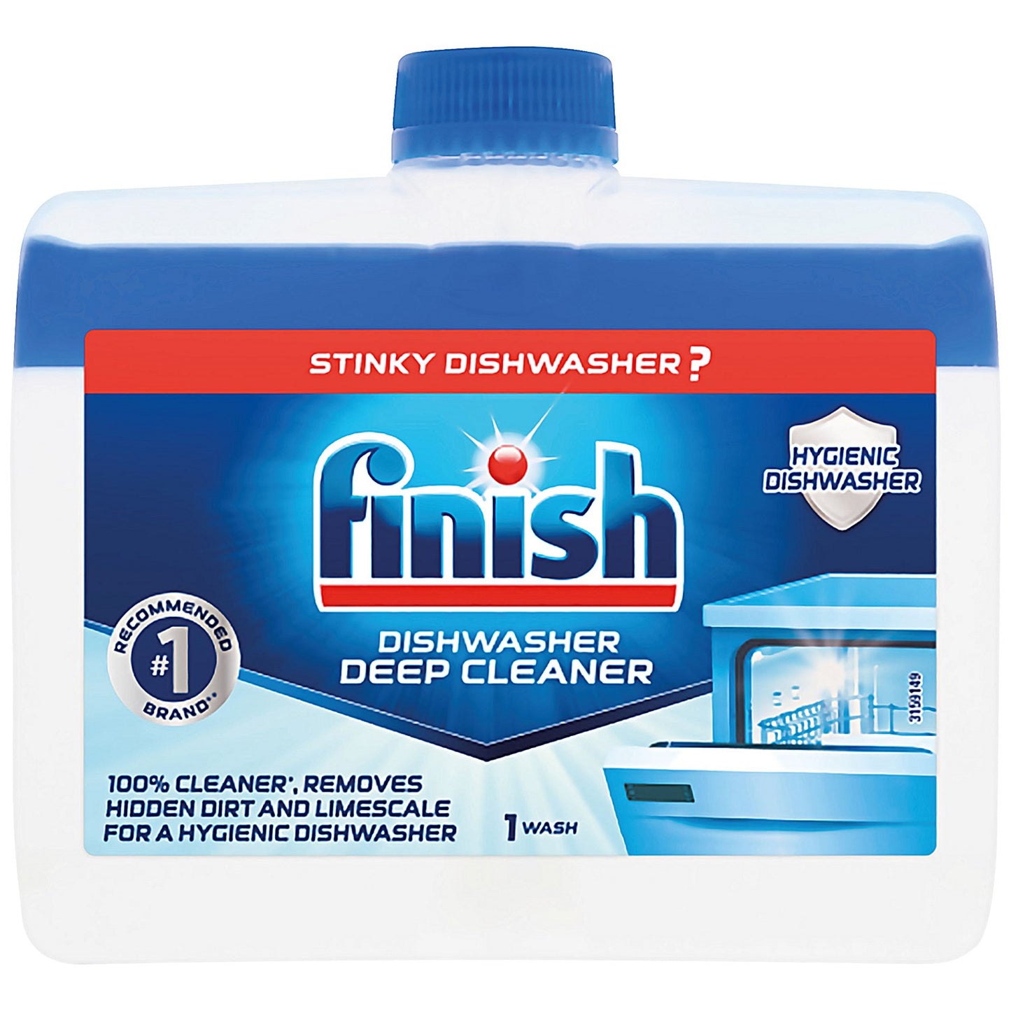 Finish Dishwasher Deep Cleaner, 1 Wash, 250ml