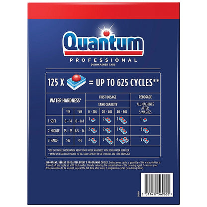 Finish Quantum Professional Dishwasher Tablets, Pack of 125