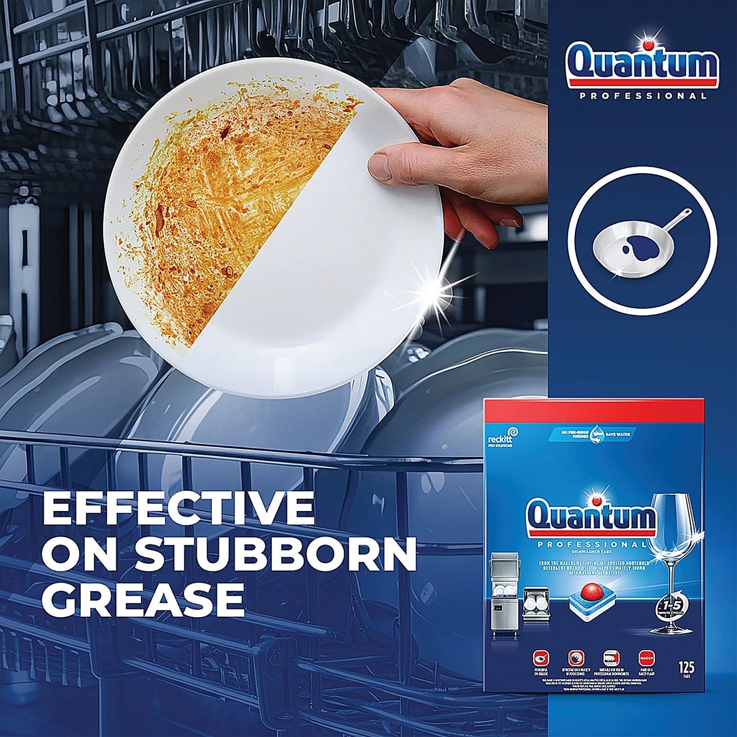 Finish Quantum Professional Dishwasher Tablets, Pack of 125