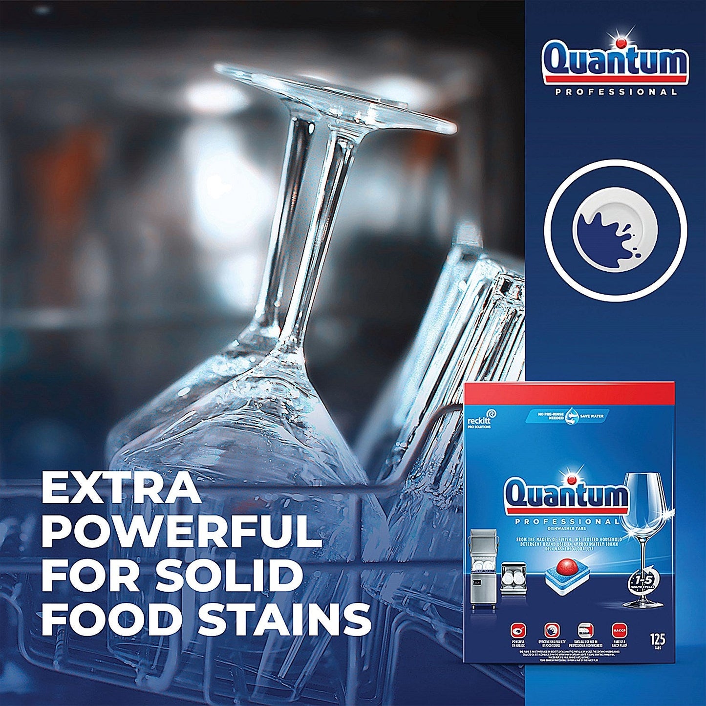 Finish Quantum Professional Dishwasher Tablets, Pack of 125