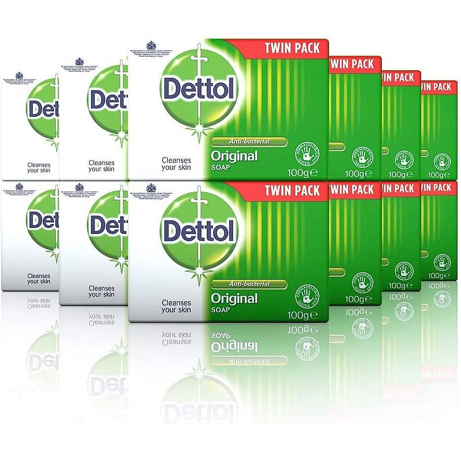 Dettol Original Antibacterial Bar Soap, Pack of 12