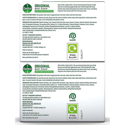 Dettol Original Antibacterial Bar Soap, Pack of 12