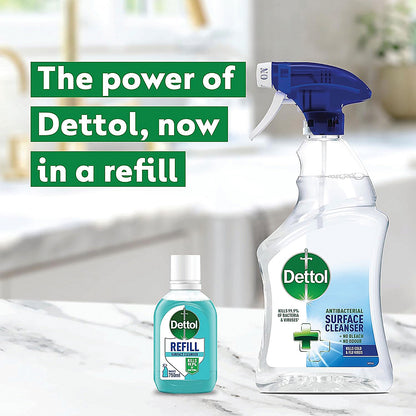 Dettol Original Surface Cleanser Spray Refill, 50ml, Pack of 15