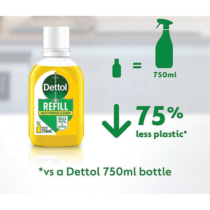 Dettol Citrus Multipurpose Clean Spray Refill, 50ml, Pack of 15