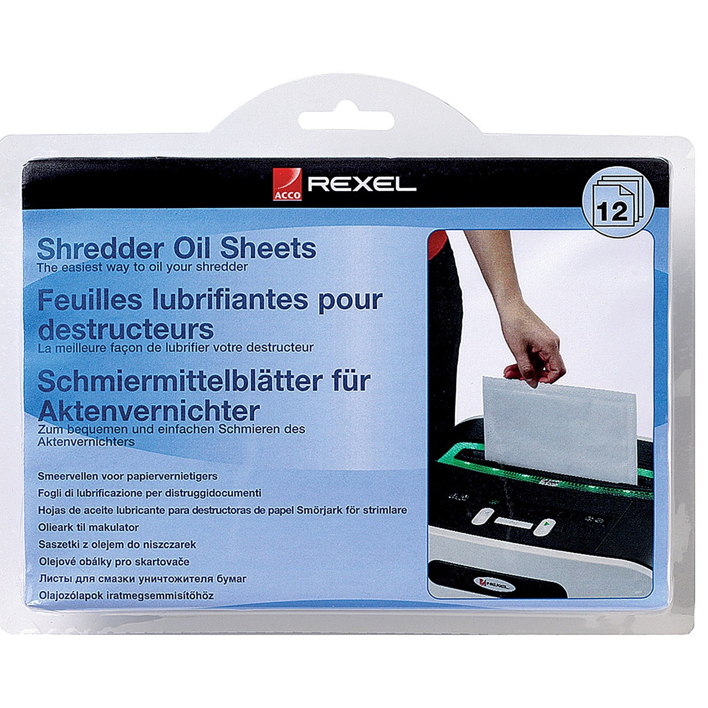 Rexel Shredder Oil Sheets in Envelope Design - Pack of 20