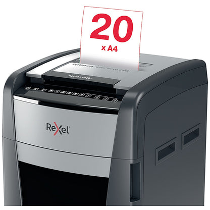 Rexel Optimum AutoFeed+ 750X Cross-Cut P-4 Shredder 2020750X
