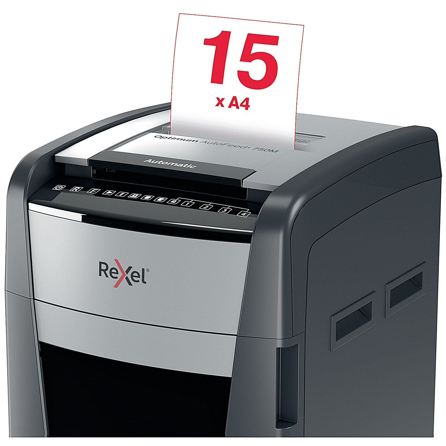 Rexel Optimum AutoFeed+ 750M Micro-Cut P-5 Shredder 2020750M