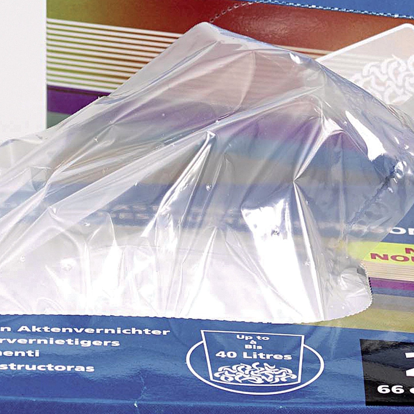 Rexel Wide Entry Shredder Waste Sacks, Capacity 175 Litres, Pack of 100