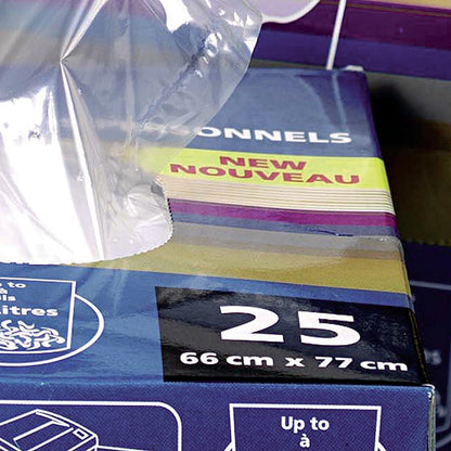 Rexel Wide Entry Shredder Waste Sacks, Capacity 175 Litres, Pack of 100