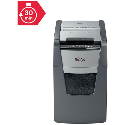Rexel Optimum AutoFeed+ 150M P-5 Micro-Cut Shredder, 44 Litres