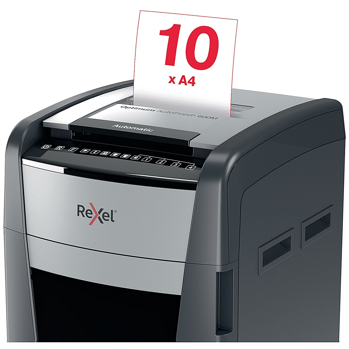 Rexel Optimum AutoFeed+ 600M Micro-Cut P-5 Shredder 2020600M