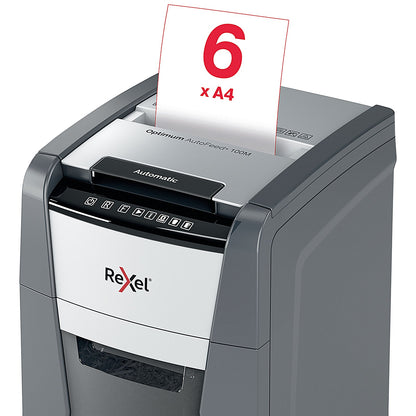 Rexel Optimum AutoFeed+ 100M Micro-Cut P-5 Shredder 2020100M