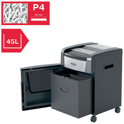 Rexel Momentum Extra XP418+ P-4 Cross-Cut Shredder, 45 Litres