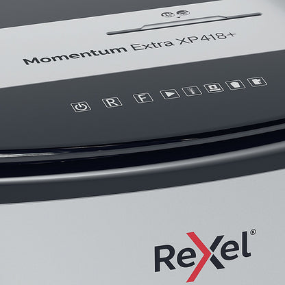Rexel Momentum Extra XP418+ P-4 Cross-Cut Shredder, 45 Litres