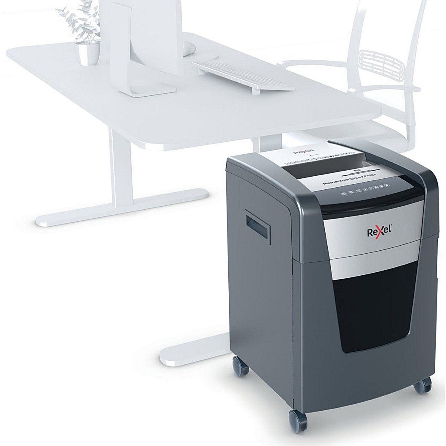 Rexel Momentum Extra XP418+ P-4 Cross-Cut Shredder, 45 Litres