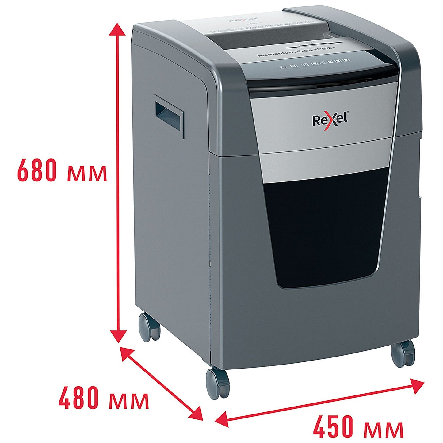 Rexel Momentum Extra XP512Plus P-5 Micro Cross-Cut Shredder, 45 Litres